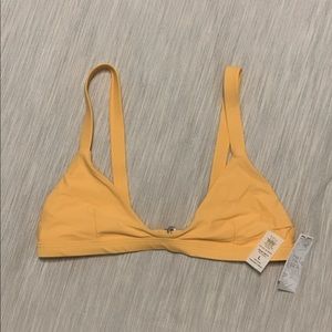 Yellow Swim Suit Top